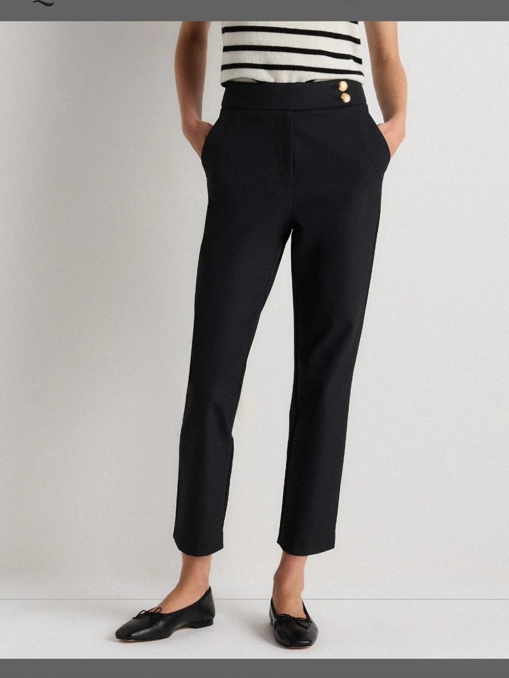 Quince Scuba Slim Ankle Pants- 4